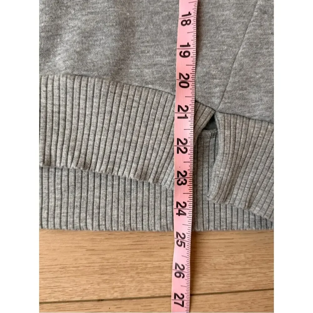 ALO Yoga Heather Gray Funnel neck Pullover sweatshirt size XS